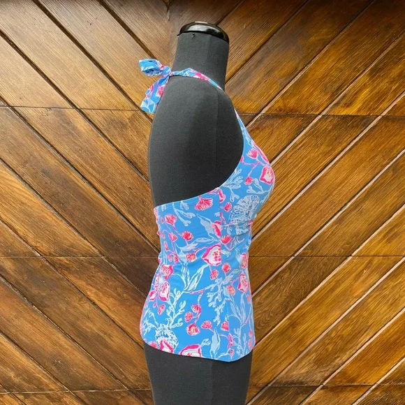 NWT Lilly Pulitzer "Coen Halter Tankini" top - size 6 - Picture 3 of 5